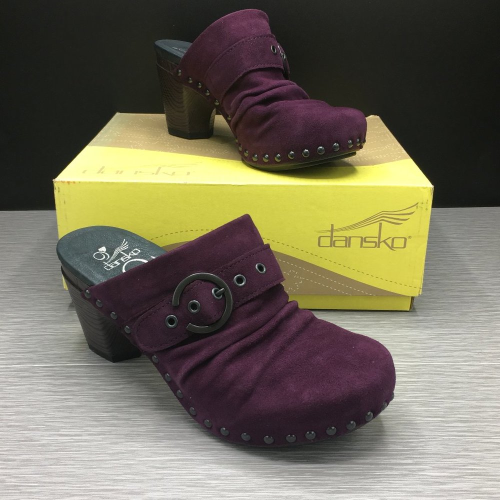 Dansko Nadine Platform Heel Clogs Slides EU 37